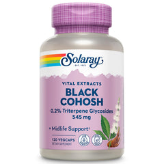 SOLARAY Black Cohosh bottle front for daily women’s wellness