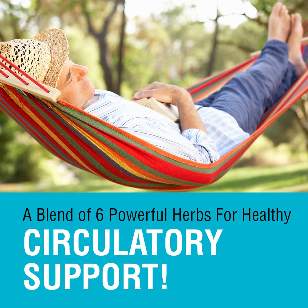 SOLARAY Circulation Blend SP-11B label close-up highlights herbal synergy.