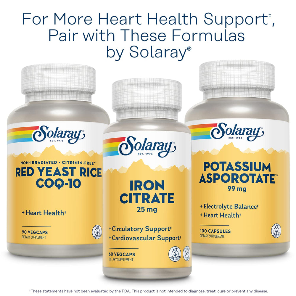 SOLARAY CoQ-10 with vitamin E and lecithin on packaging