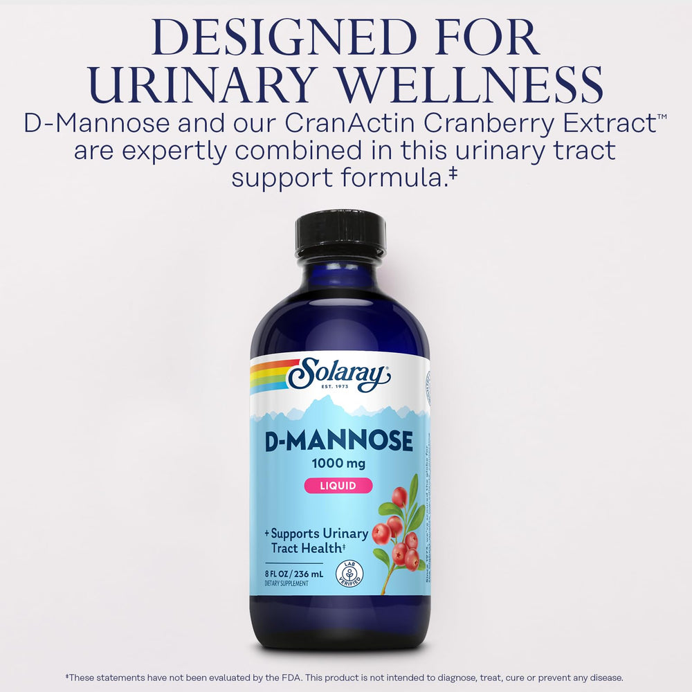 SOLARAY CranActin Cranberry Extract highlights urinary health support with a natural blend.