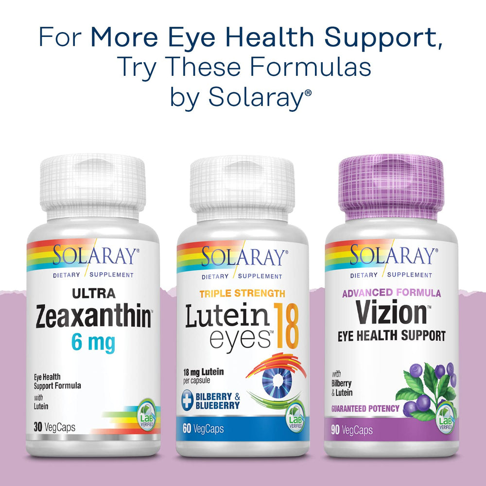 SOLARAY Eye health and circulation support in one convenient capsule.