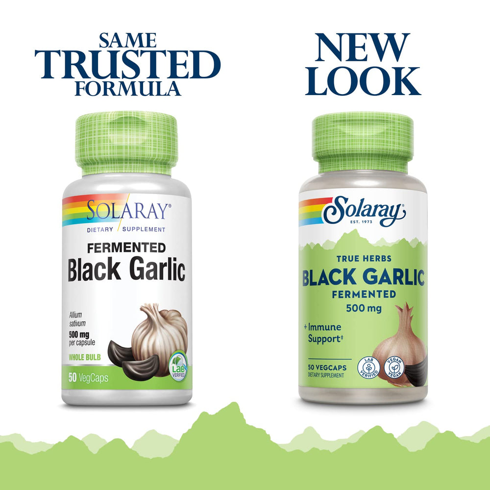 Fermented black garlic process concept illustrating color change.