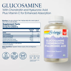 SOLARAY capsules close-up showing capsules, highlighting enhanced absorption with vitamin C