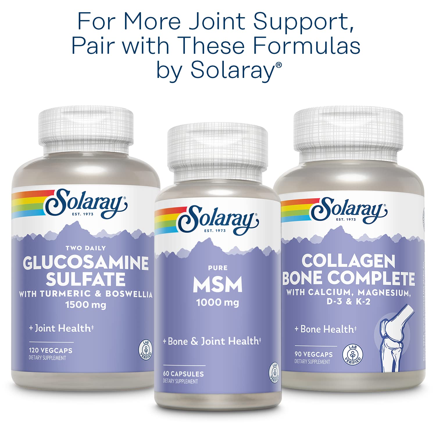 SOLARAY hyaluronic acid supplement line supports skin and joints in daily life