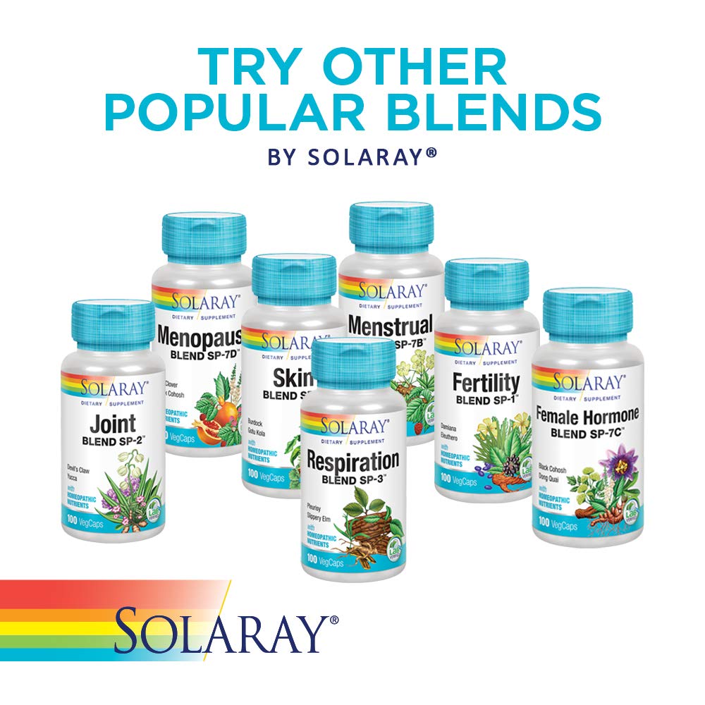 SOLARAY Kidney Blend SP-6 factory seal signals quality and consistent sourcing