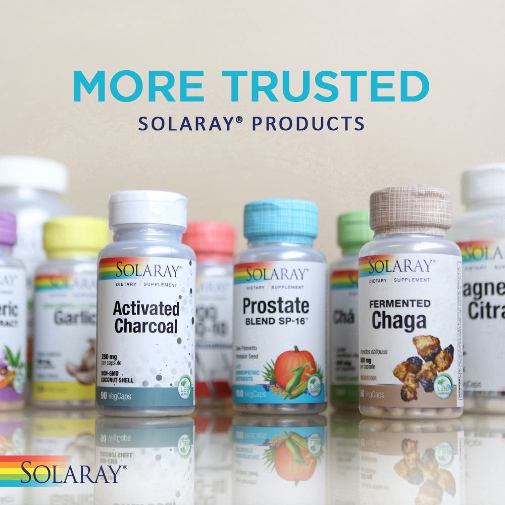 SOLARAY lab verified Utah facility seal ensures product quality