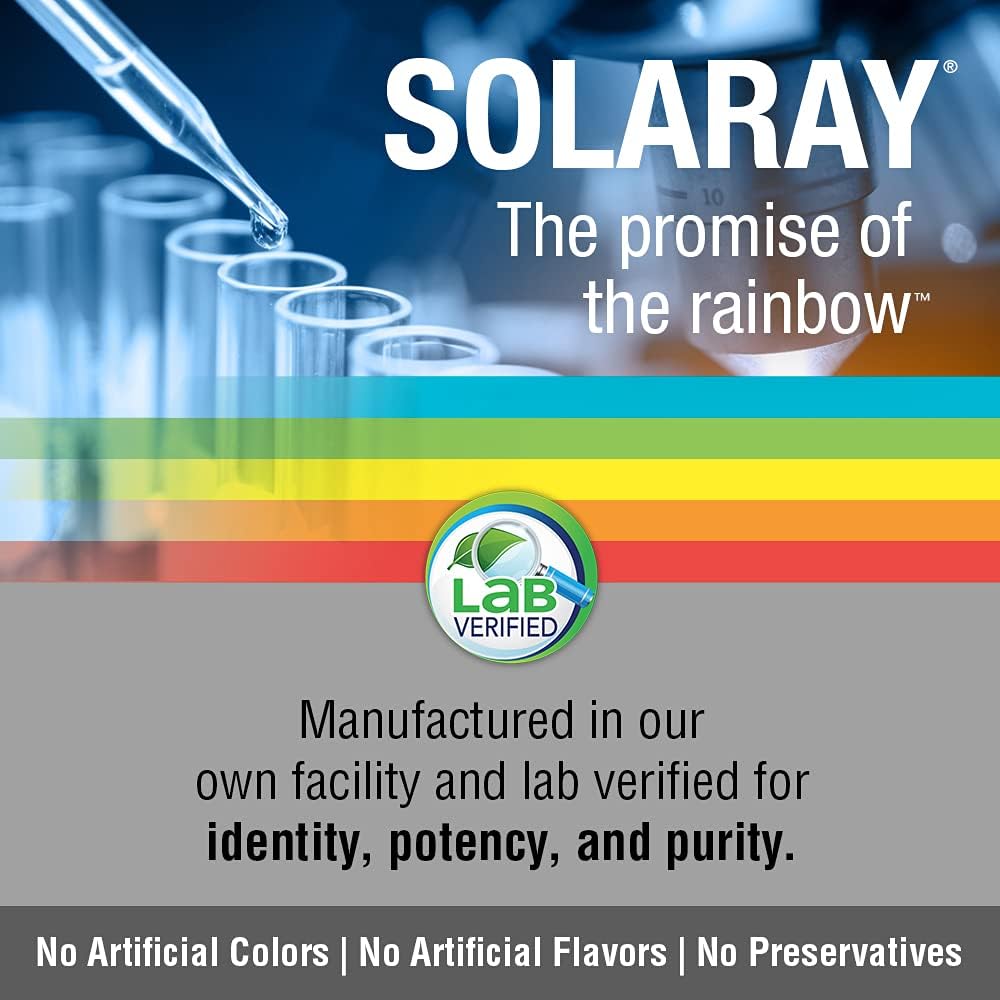 SOLARAY Lysine 500 mg packaging uses recycled materials