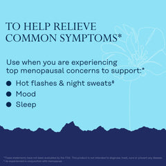 Solaray Menopause Stages label information highlights hormone-free, gluten-free vegan formula.