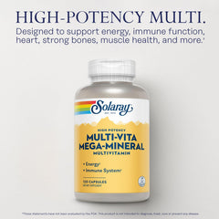 SOLARAY Multi‑Vita bottle top with cap visible for daily use