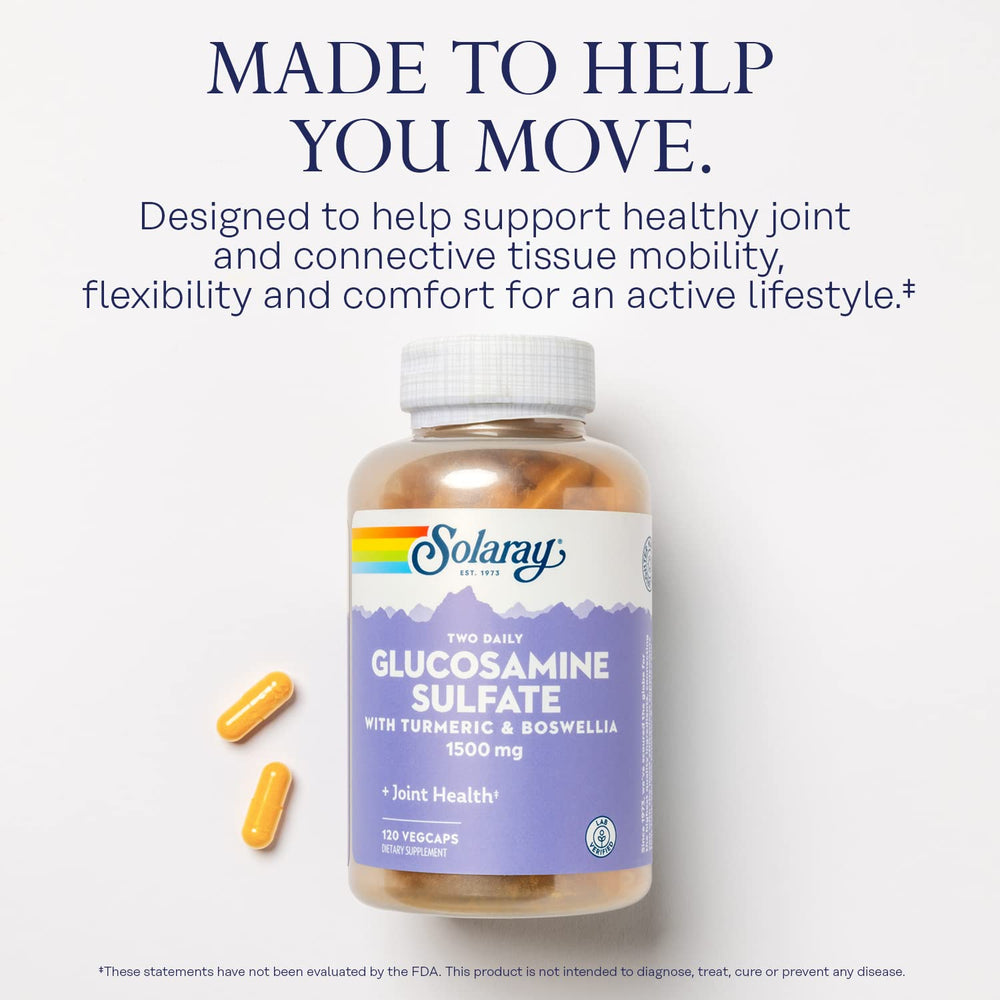Solaray Non-GMO and lab-verified label communicates potency and purity.