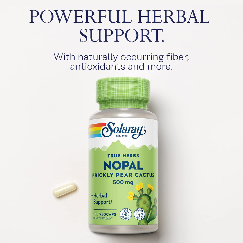 SOLARAY Nopal field of prickly pear plants conveys natural desert nourishment.