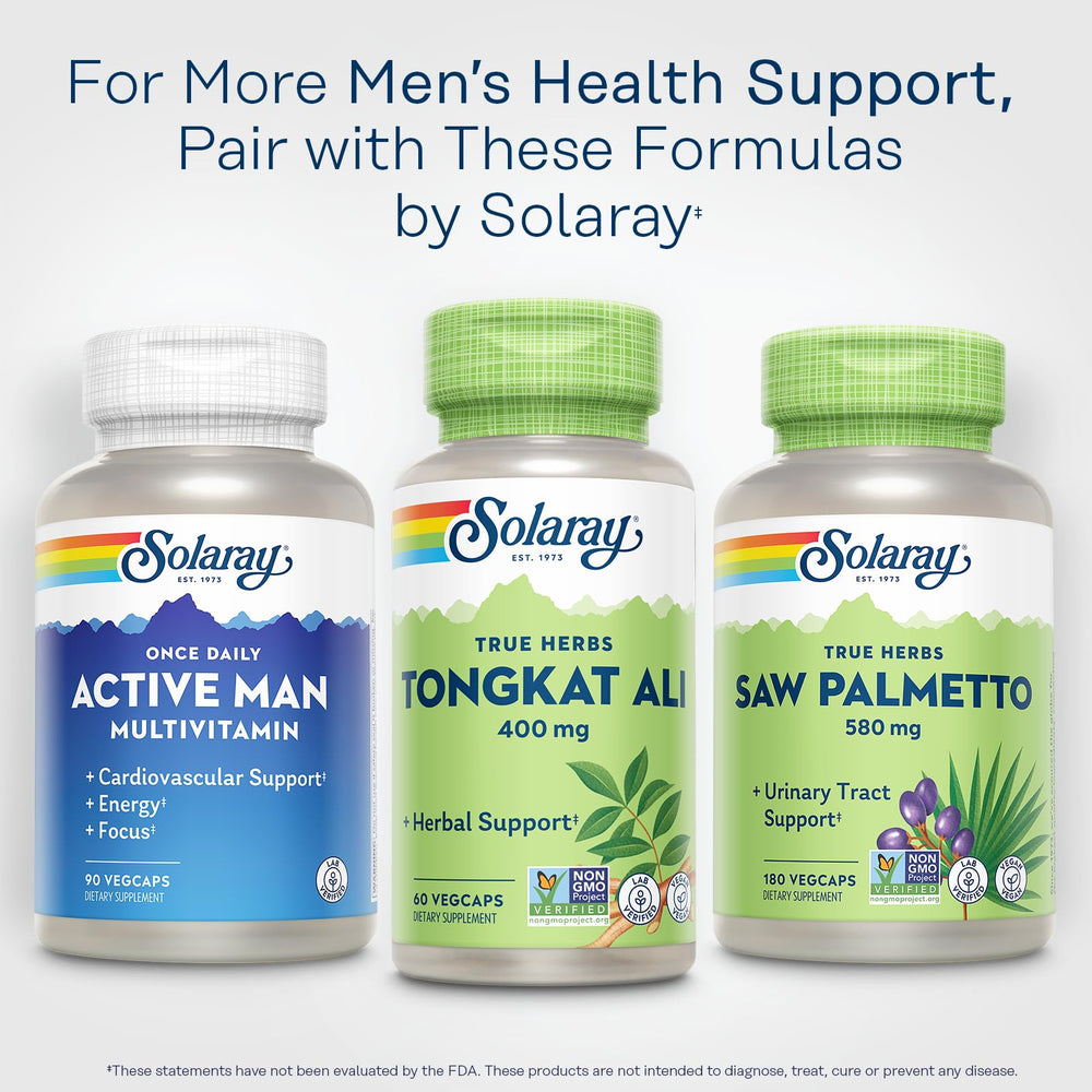 SOLARAY Tongkat Ali 400 mg One Million Trees partnership logo