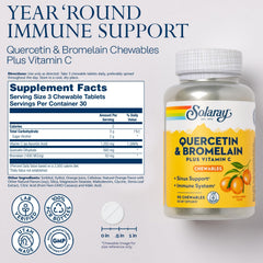 SOLARAY orange-flavor chewables close-up highlighting tasty daily supplement