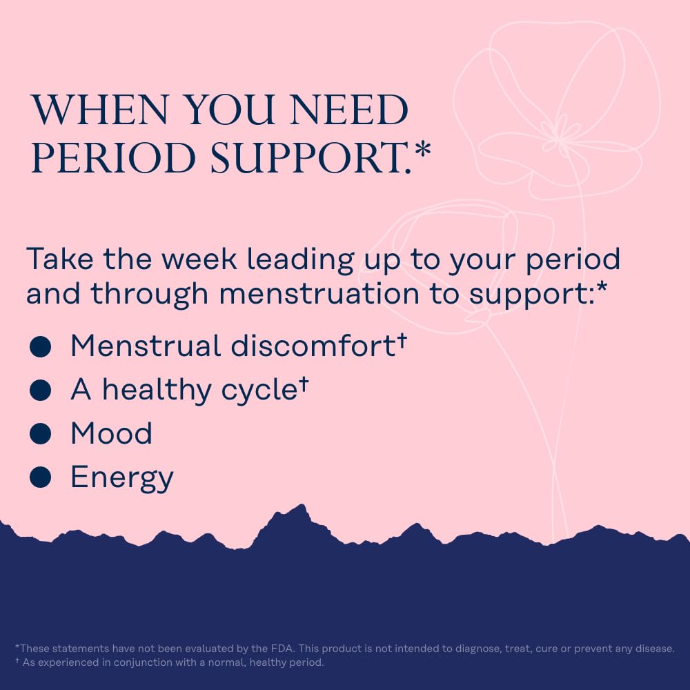 Solaray PMS cramp bark ingredient suggests menstrual comfort support.