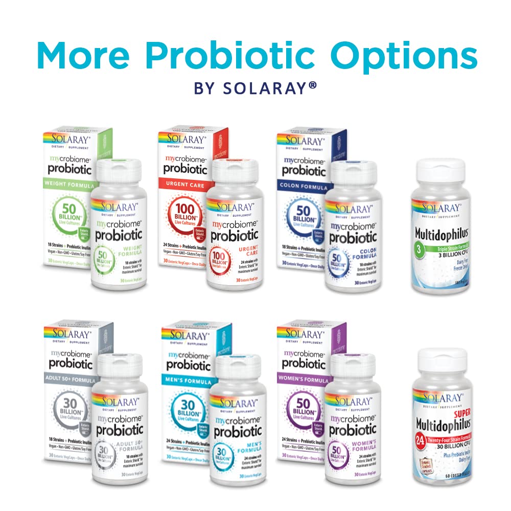 SOLARAY multidophilus serving spoon displays dosage idea for a daily probiotic ritual