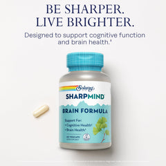 SOLARAY SharpMind ginkgo biloba extract for focus.