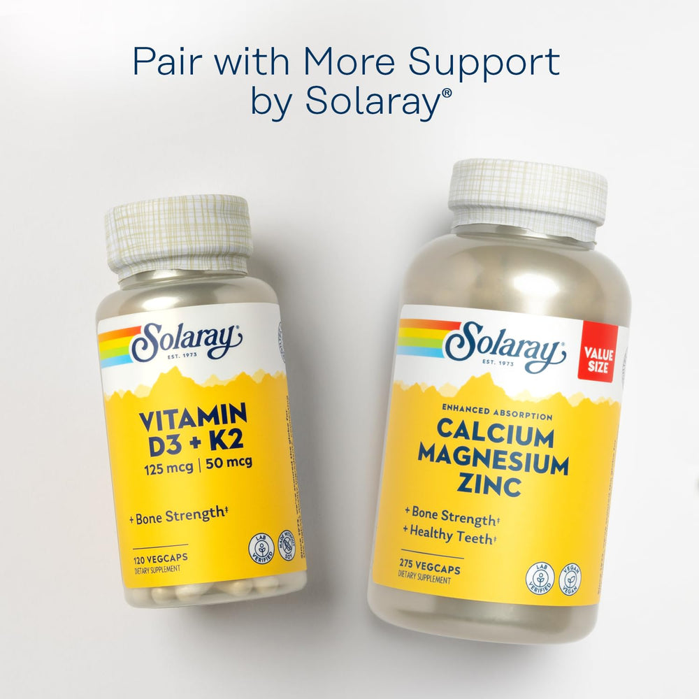Solaray Spectro eco bottle uses 100% PCR material from reclaimed plastics.