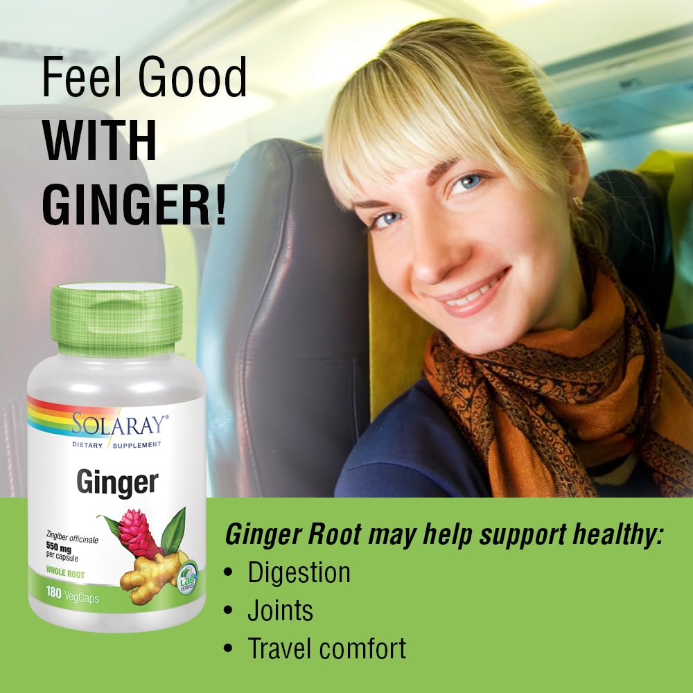 SOLARAY Sun-grown ginger roots illustrating natural potency.