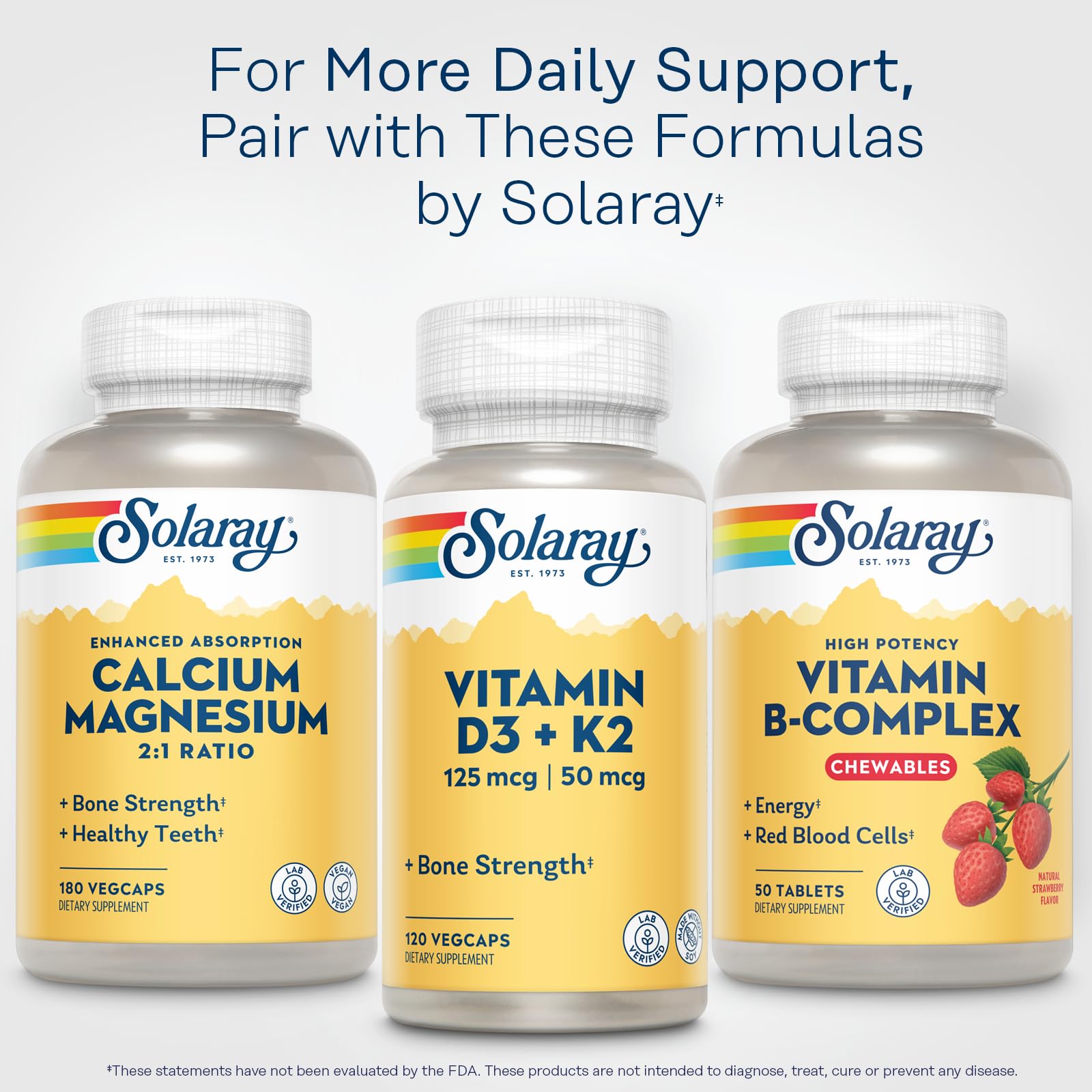 SOLARAY strawberry open-pack demonstrates convenient dispensing