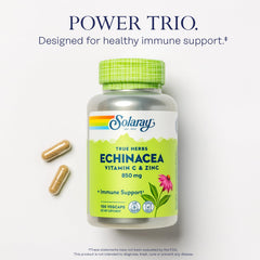 SOLARAY Vitamin C and Zinc ingredients with bioflavonoids close-up