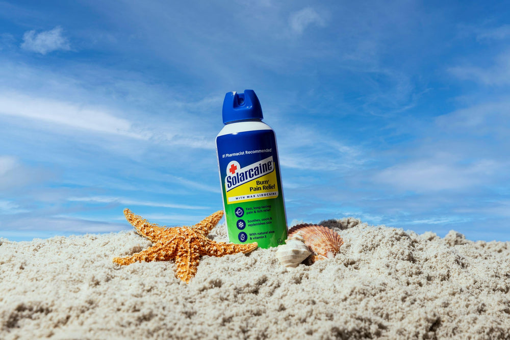 Solarcaine Aloe Spray ideal para quemaduras menores y picaduras