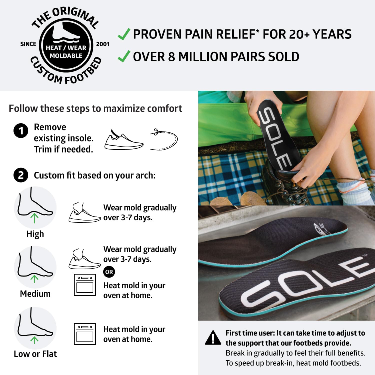 4.8mm total thickness with Softec cushioning for comfortable padding.