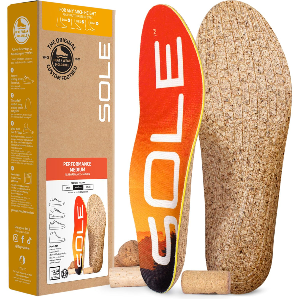 SOLE Performance insole heat mold in action for a personalized arch fit.