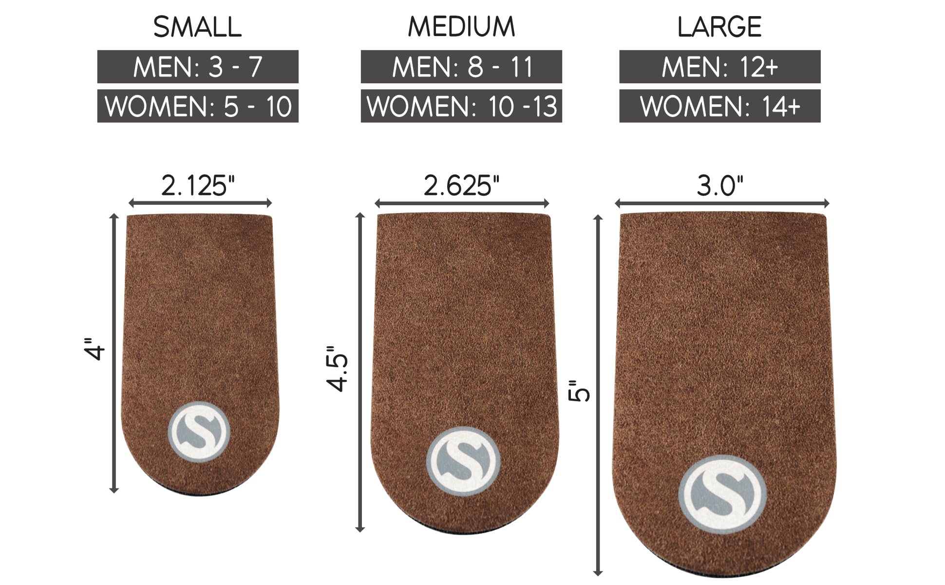 SoleAid Adjust-A-Heel with non-slip bottom for stability
