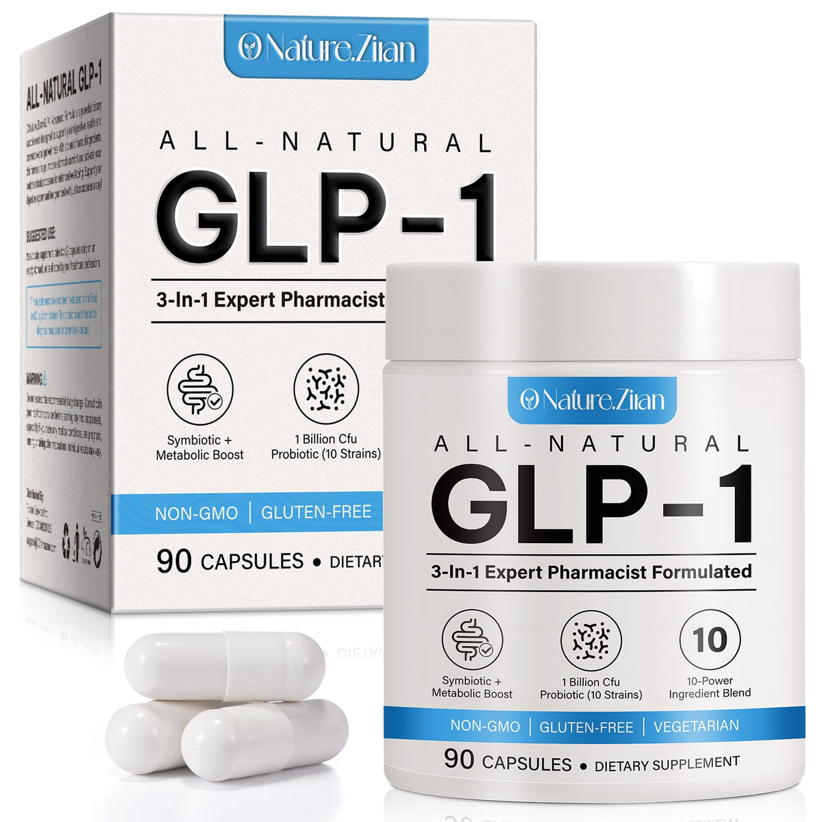 SOLEMEONY GLP-1 Activate bottle shown for convenient daily metabolic support.