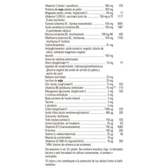 VM-2000 nutrition label from Solgar emphasizing zinc and antioxidant nutrients