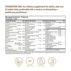 Solgar Iron-Free VM-75 tablets close-up for easy daily intake
