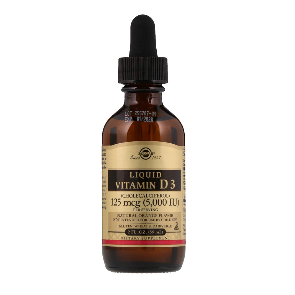 Solgar D3 serving dose ready for daily use and travel