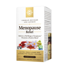Solgar Menopause Relief bottle front view for daily use