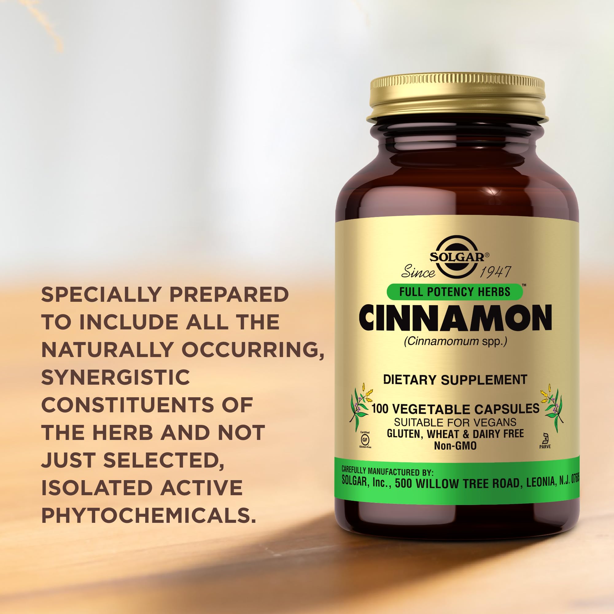 Solgar non-GMO badge signals clean, high-quality ingredients