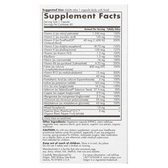 Solgar One Daily Men's Multi capsule closeup—highly absorbable formula for energy and heart health
