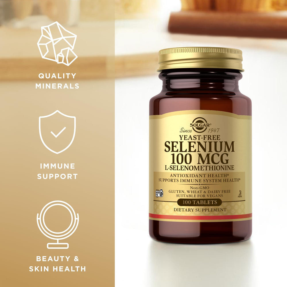 Solgar packaging back with allergen-free and kosher notes