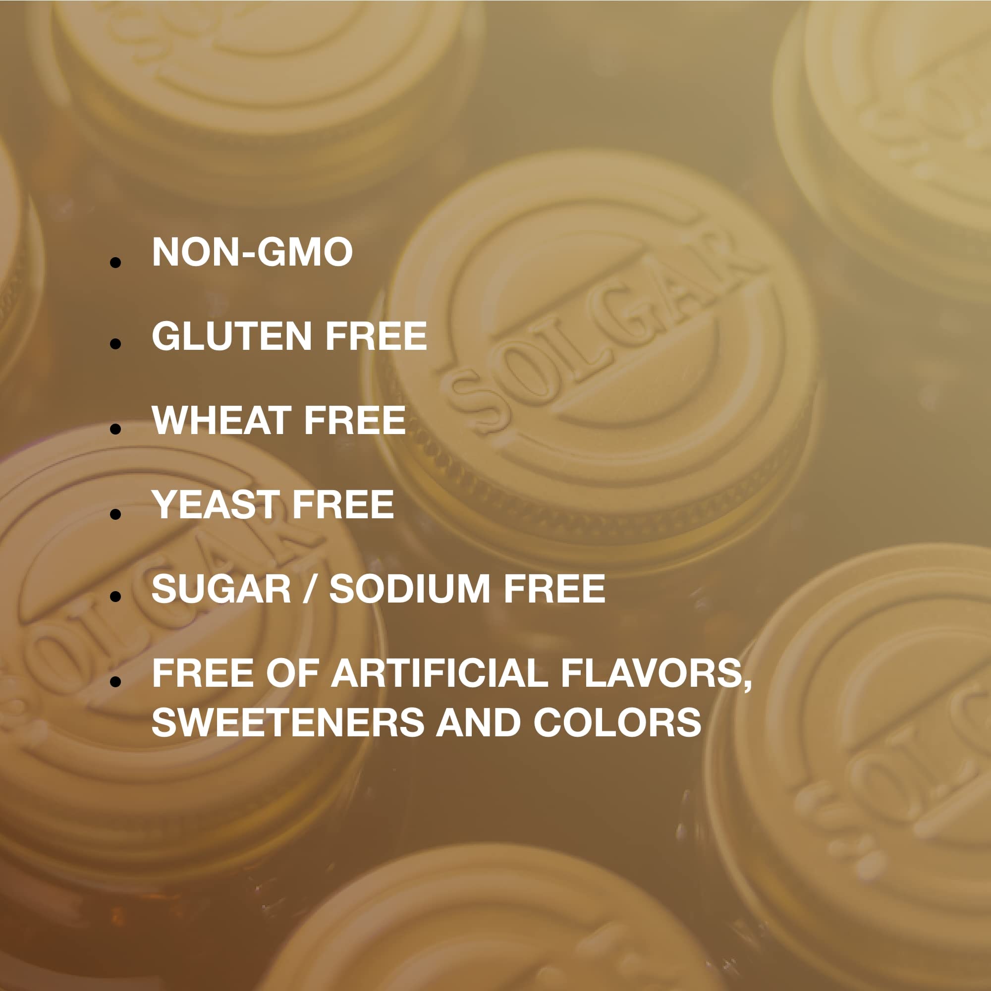 Solgar Yeast-Free Selenium box on shelf with vegan-friendly icon
