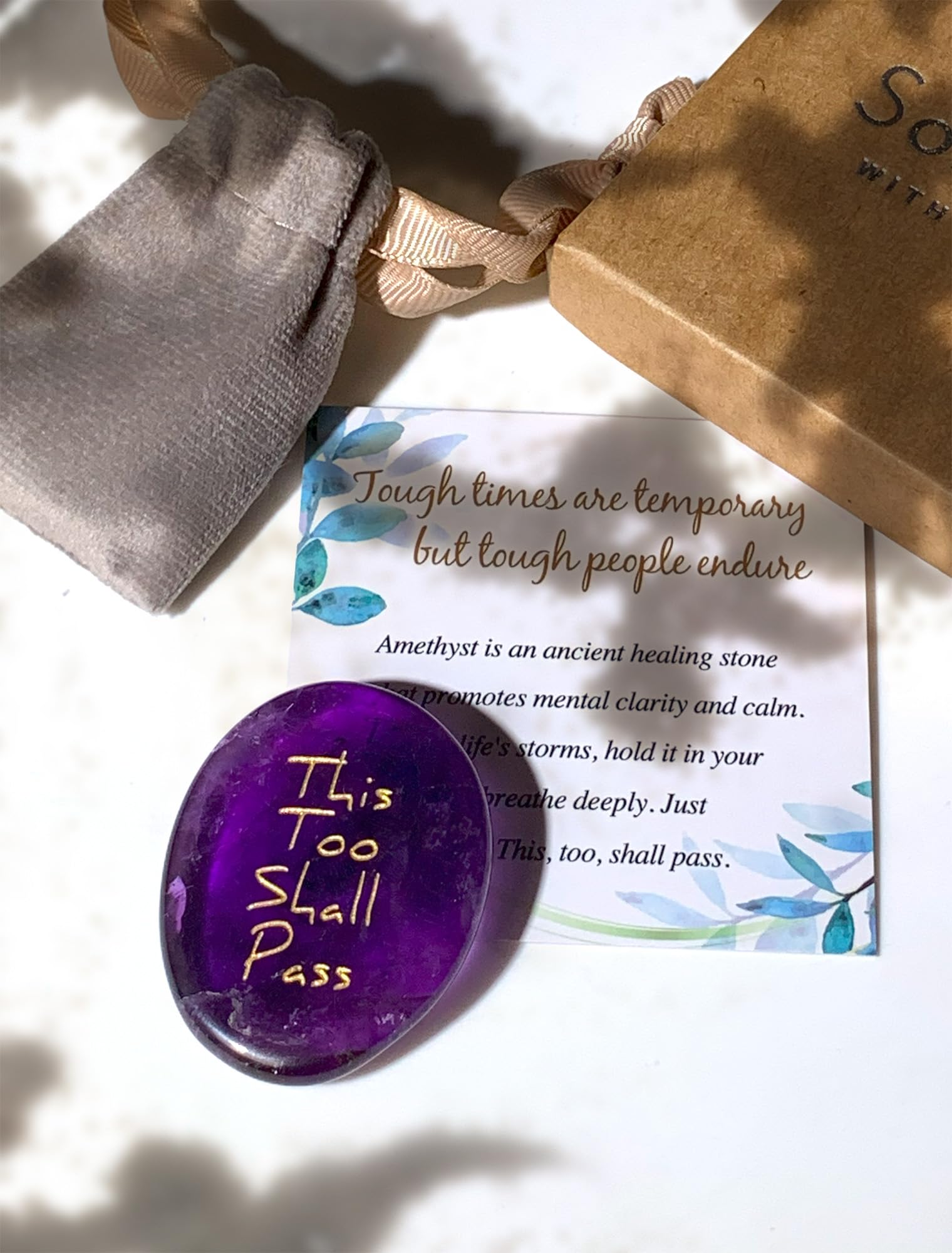 Natural imperfections celebrate uniqueness in SOLICIEL amethyst