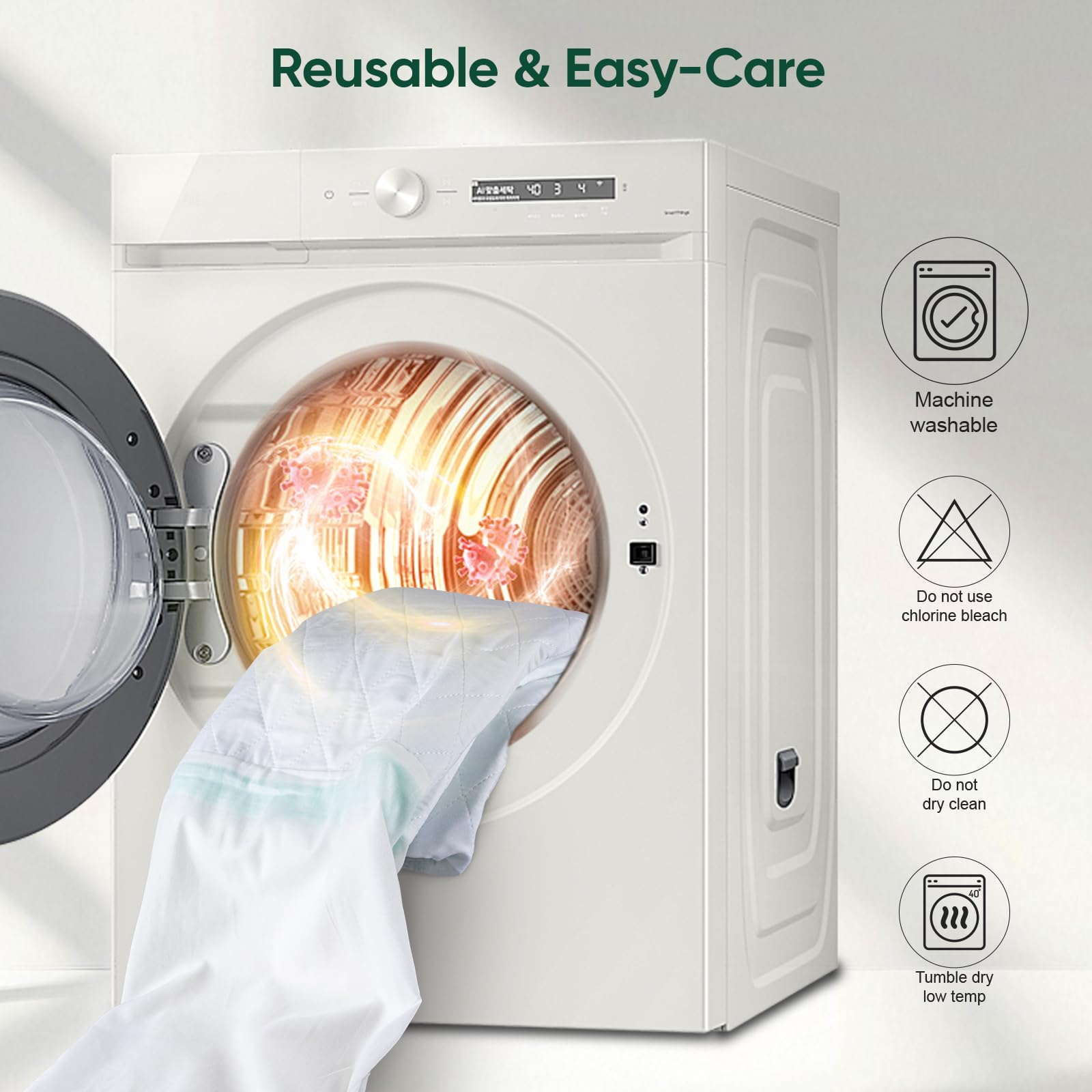 SOLOSHINE reusable waterproof underpad supports eco-friendly, cost-saving routine