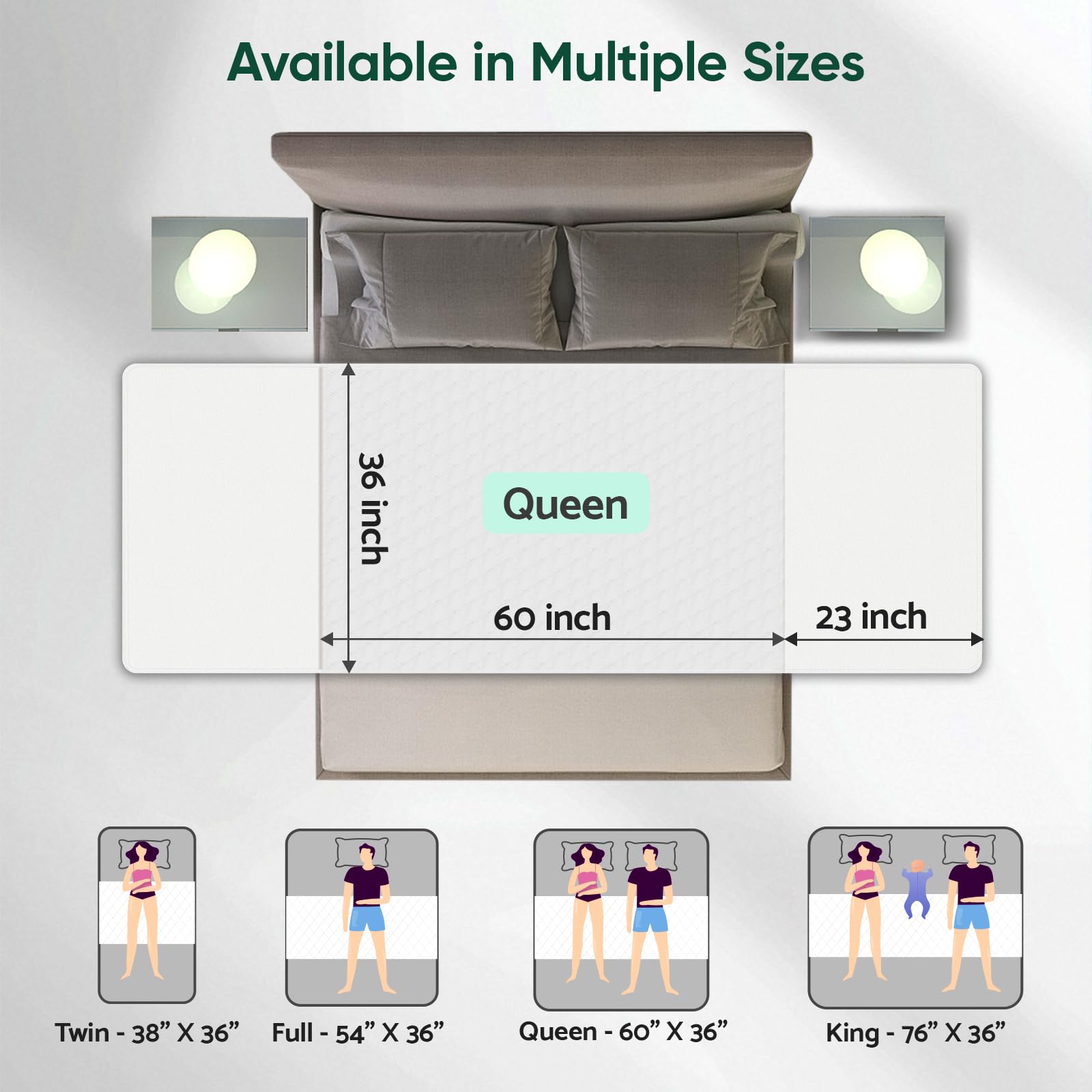 SOLOSHINE bed pads easy care and setup for caregivers and families