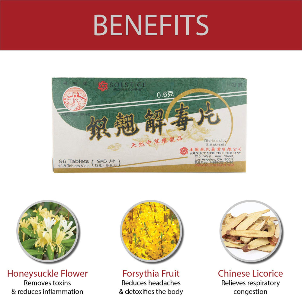 Solstice Yin Chiao Chieh Tu Pien packaging on shelf