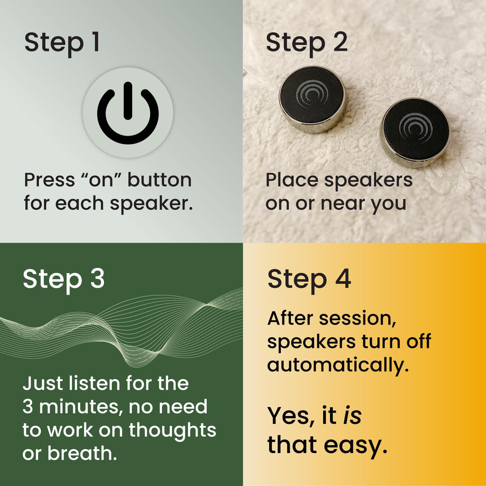 Solu n.o.w. Tone compact interface invites quick, calm moments.