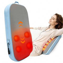 Solucky back massager with deep-kneading nodes targeting tense upper back.