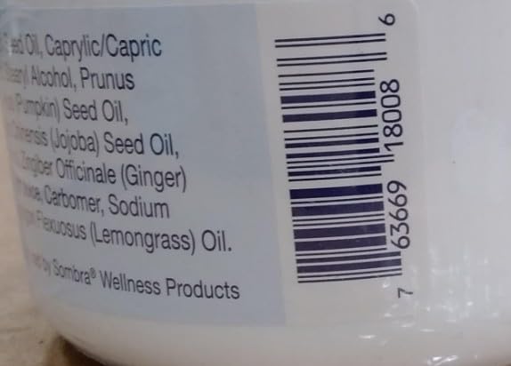 Sombra Hemp Massage Crème aloe vera detail for soothing skin comfort
