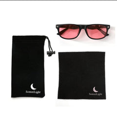 Durable SomniLight FL-41 frames in TR-90 for all-day comfort.
