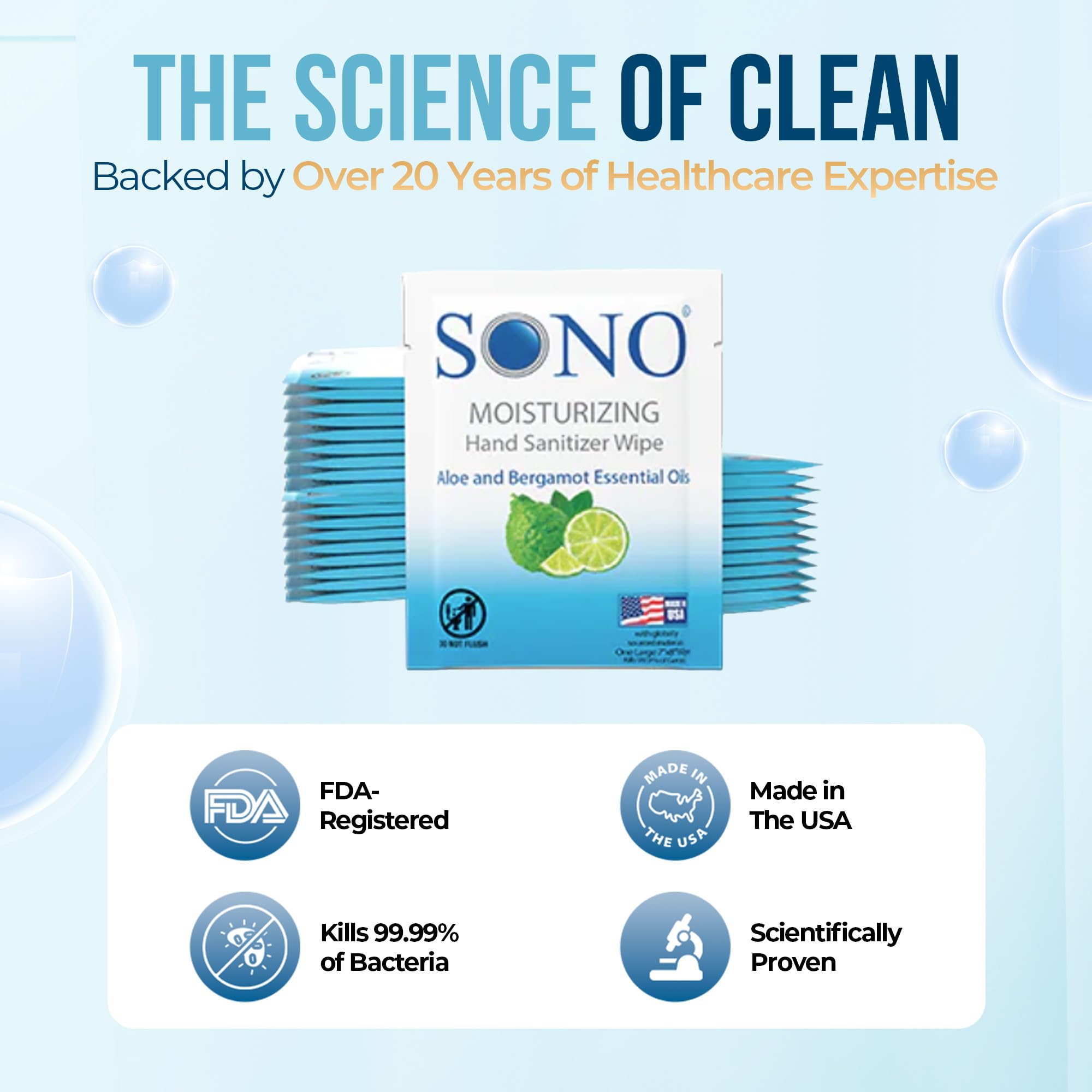 SONO Bergamota y Aloe: aptas para toda la familia, sin alcohol.