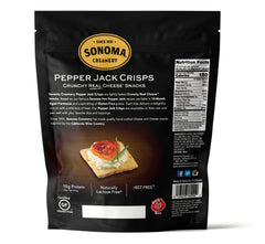 Pepper Jack Crisps close-up showing crunchy texture and bold flavor