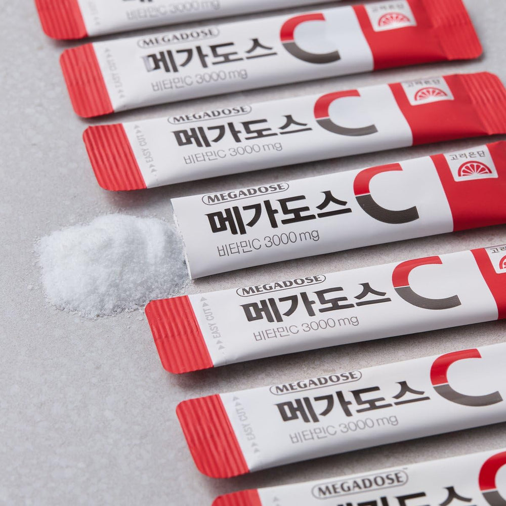 Sookwang MEGADOSE powder with easy-cut packaging for convenient use.