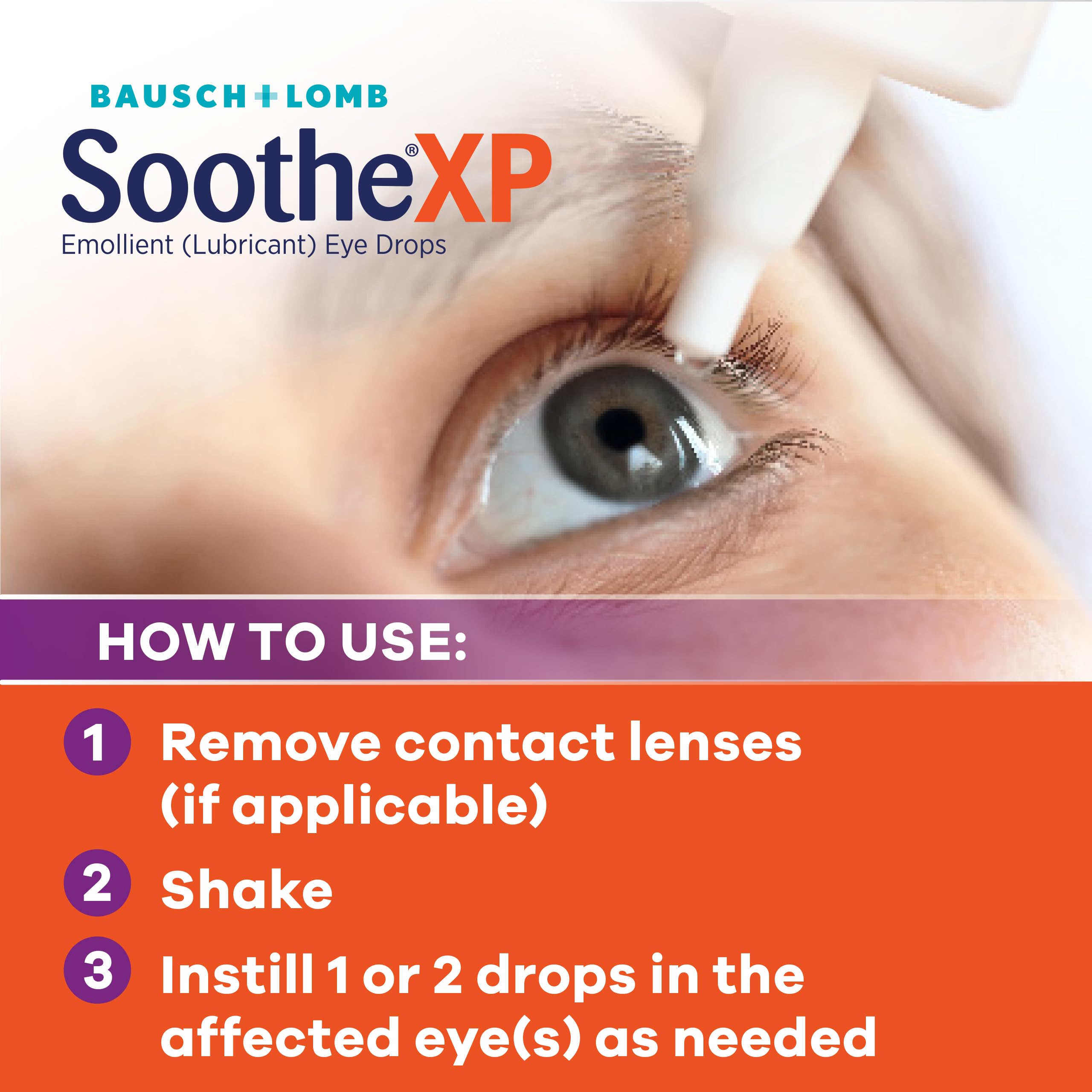 Soothe XP Eye Drops pack of two bottles for convenient eye care