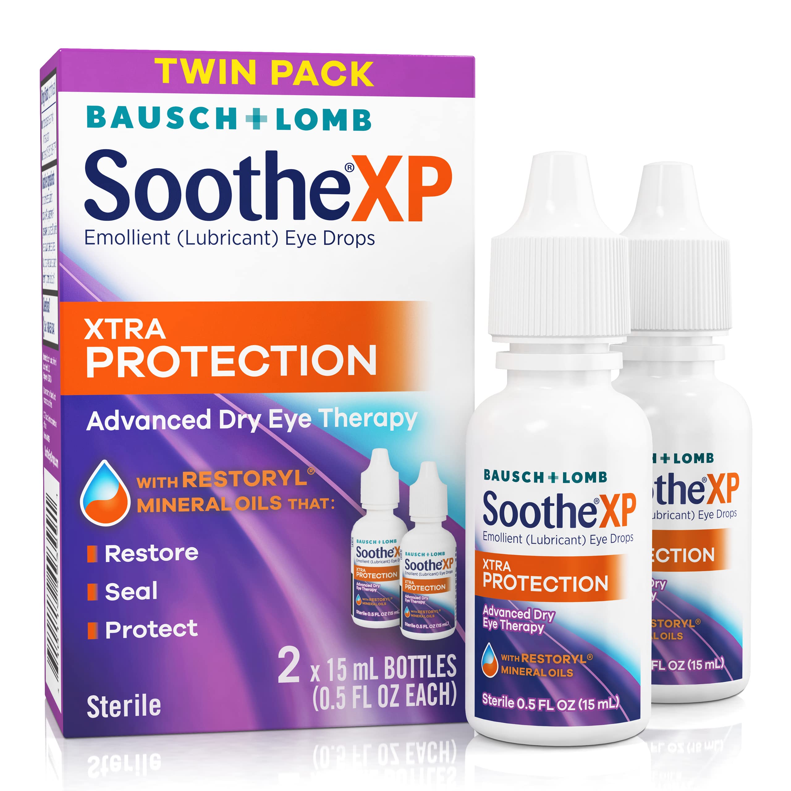 Soothe XP Eye Drops lipid layer restoration for lasting moisture and relief